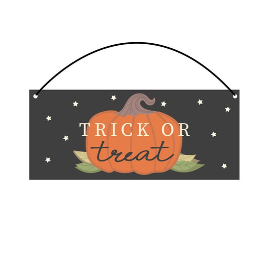 Trick or Treat Sign Halloween sign