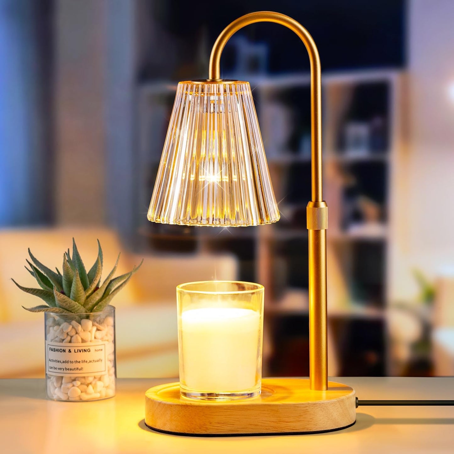 Wax Melt Warmer Lamp with Timer and Dimmer