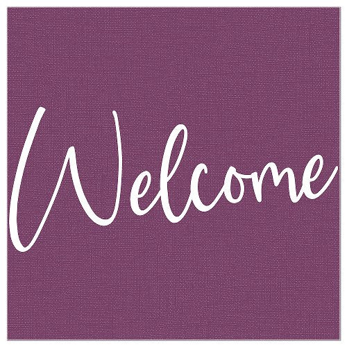 Welcome Napkin