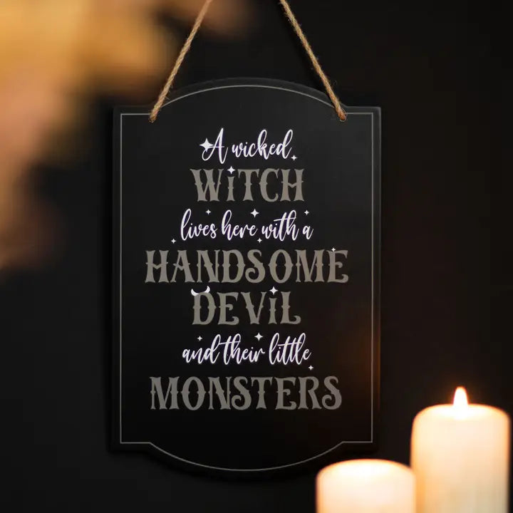 Witch and Handsome Devil Sign