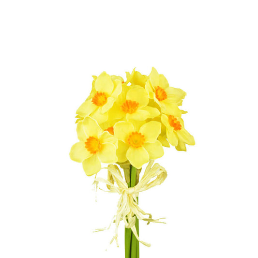 Yellow & Orange Mini Daffodil Bunch-Artificial