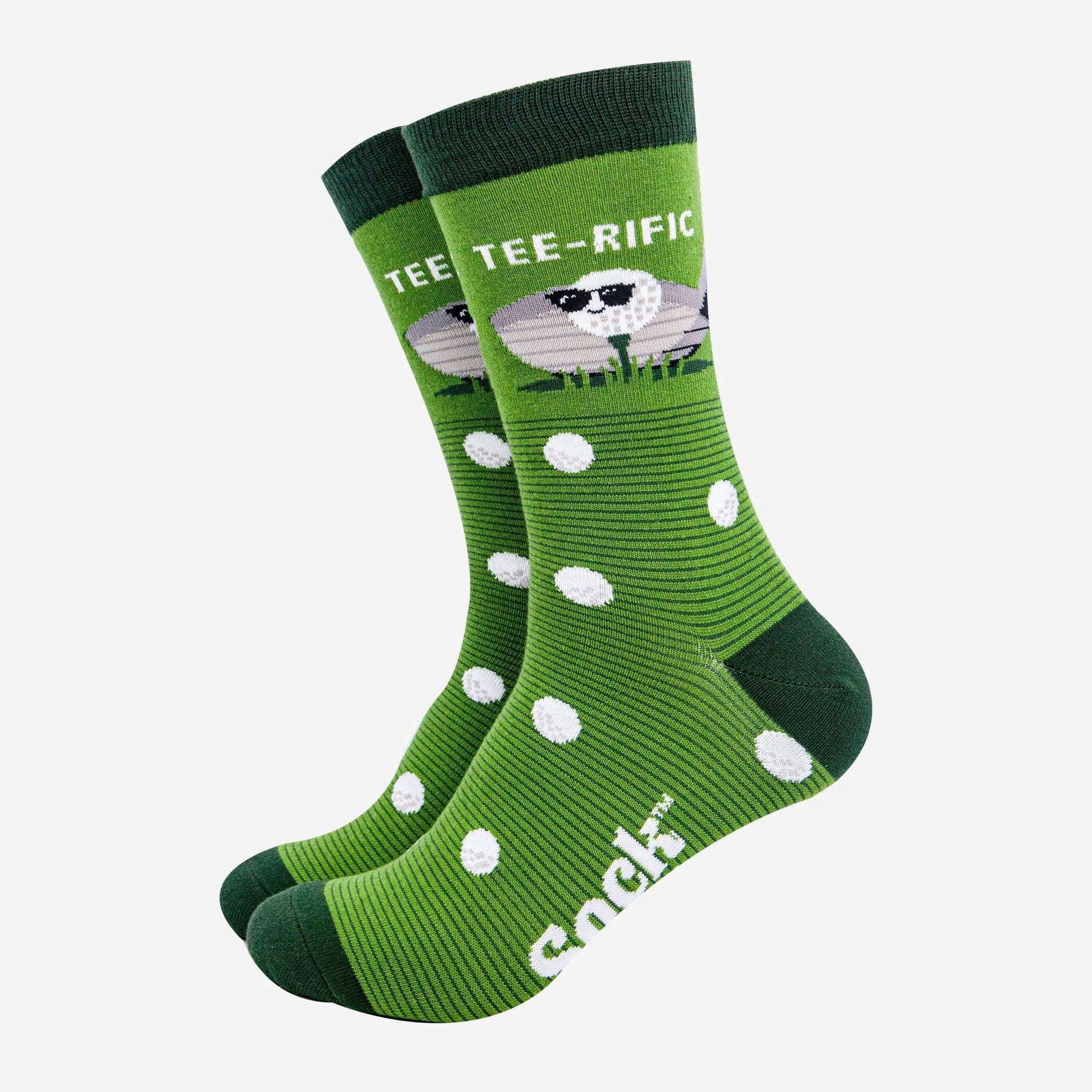Teerific Golf Combed Cotton Crew Socks