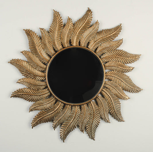 Round Fern Mirror