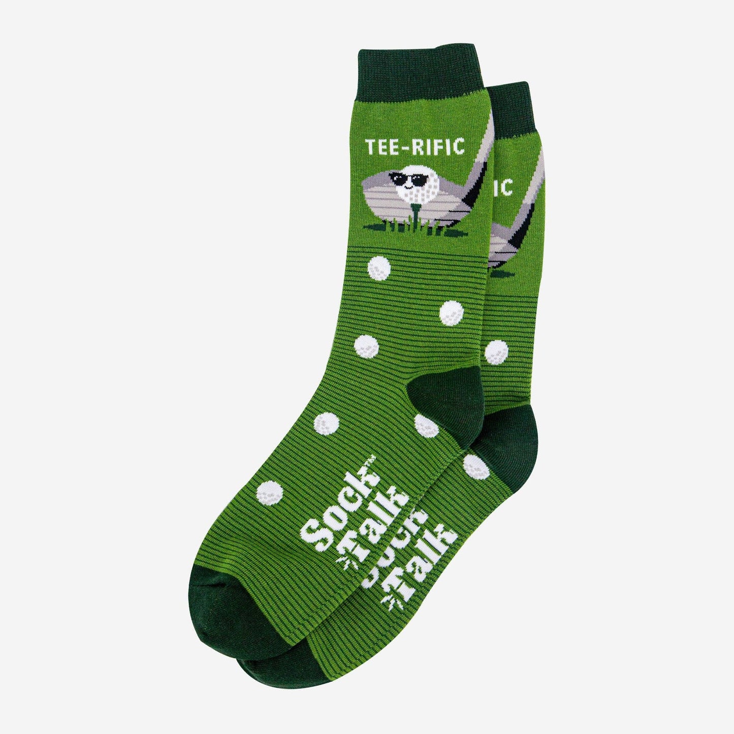 Teerific Golf Combed Cotton Crew Socks: Men's UK 7-11
