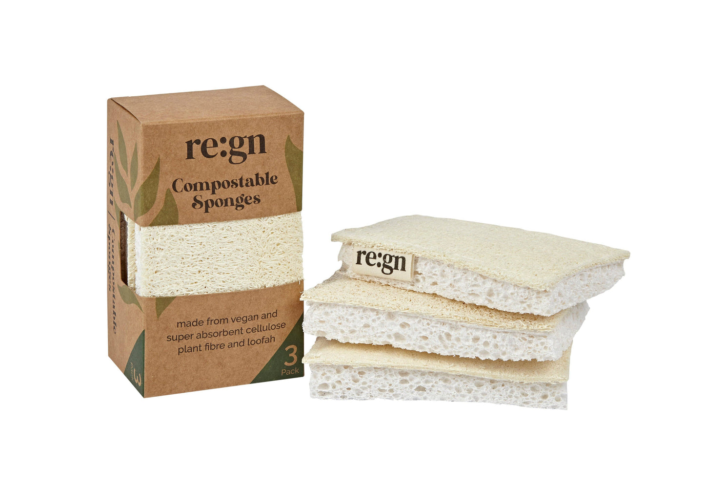 Compostable Sponges - 3 Pack