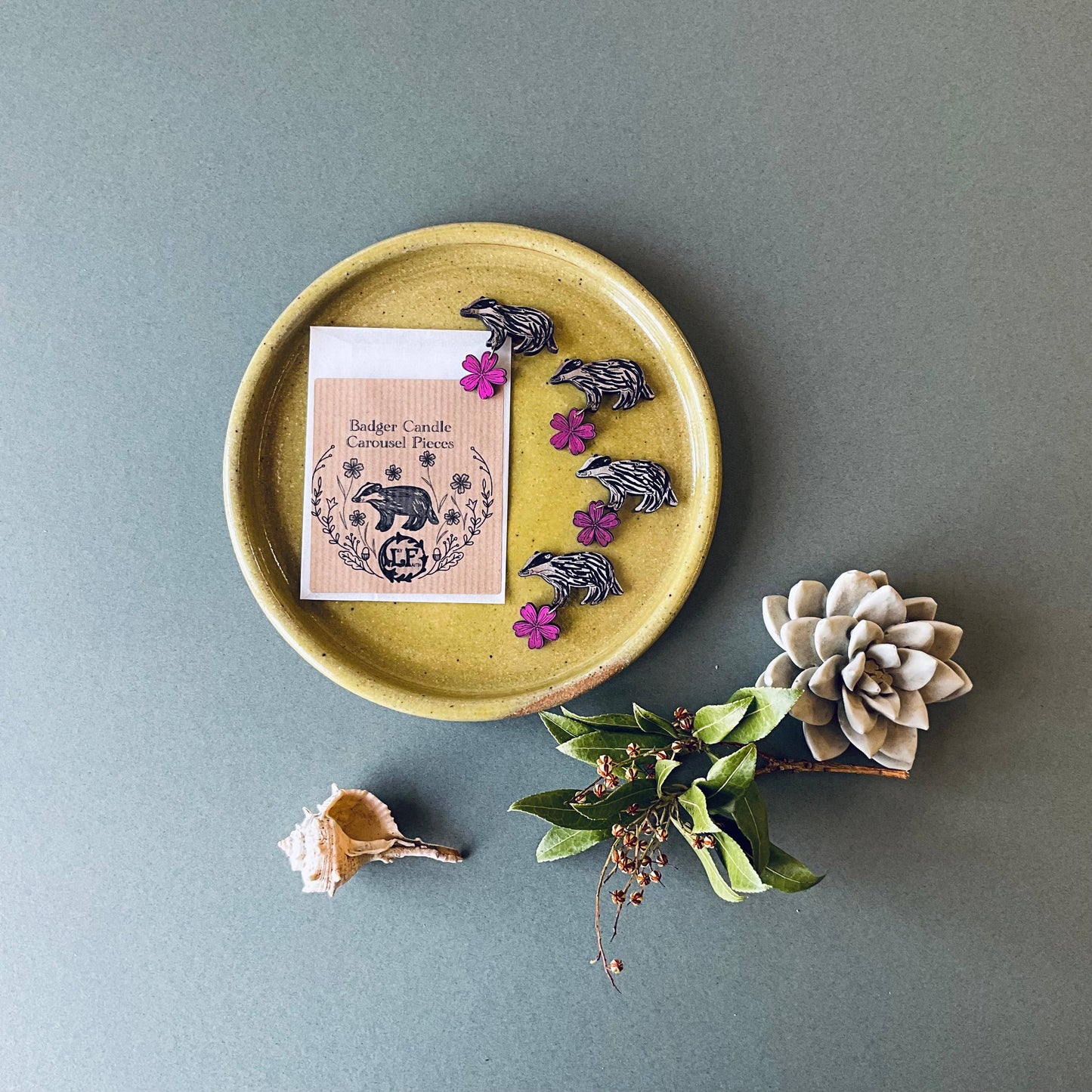 Candle Carousel - Badger