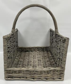 Greywash Willow Log Basket