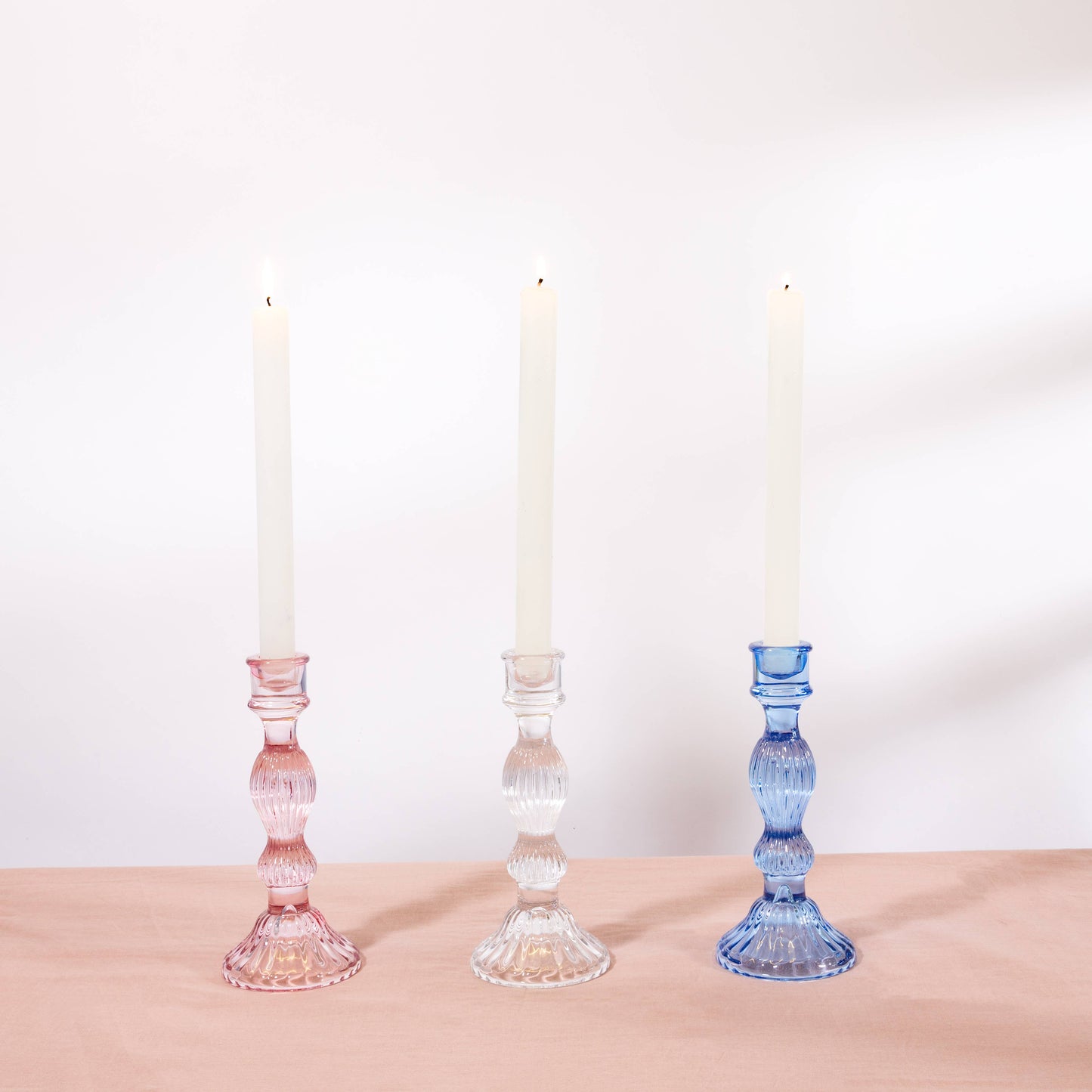 Vintage Candleholder-Clear